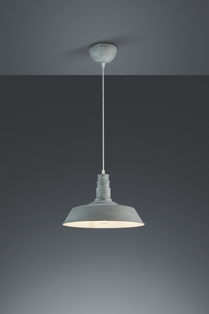Lustra Will, RL, 36x150 cm, 60W, 1x E27, metal, gri - imagine 3